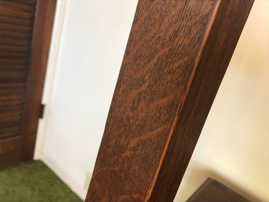 Vintage Oak Coat Rack 72H [Photo 8]