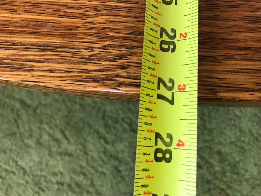 Vintage Tiger Oak Oval Coffee Table With Long Drawer And Casters 44W X 27D X 16.5H [Photo 15]