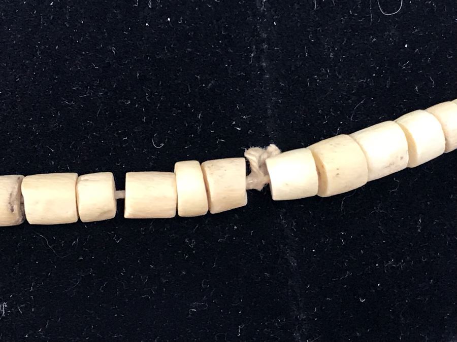 Old Santa Domingo Pueblo Turquoise, Gypsum And Plastic Thunderbird Necklace Jewelry New Mexican Folk Art Native American [Photo 9]