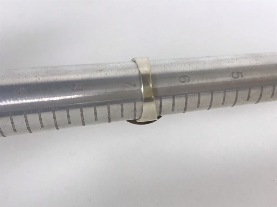 Jim Harrison Native American Navajo Sterling Silver Inlaid Stones Ring Size 6.75 - 7.6g [Photo 16]