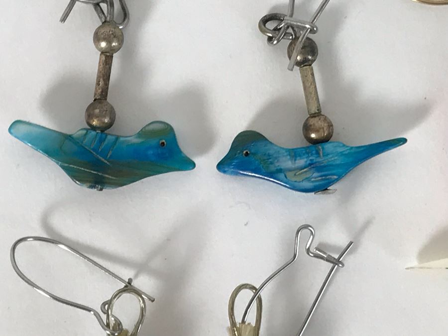 (6) Pairs Of Native American Earrings [Photo 9]