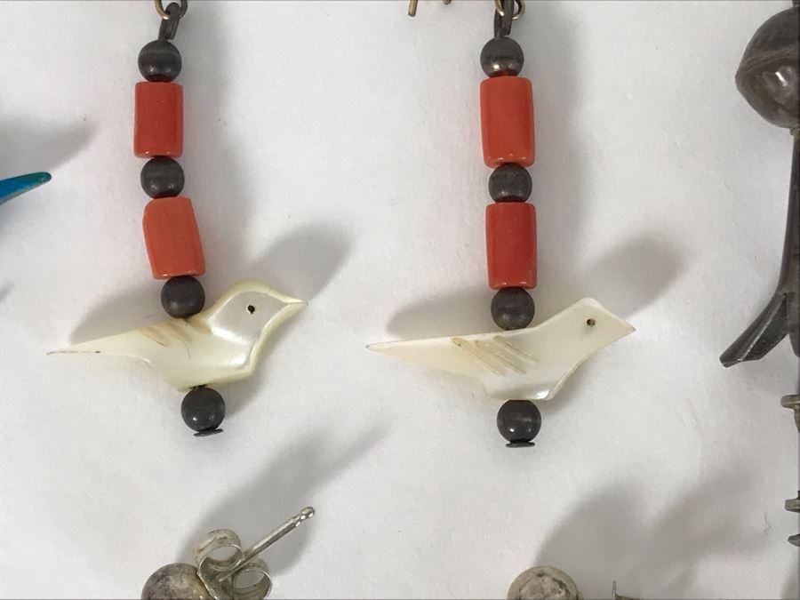 (6) Pairs Of Native American Earrings [Photo 7]