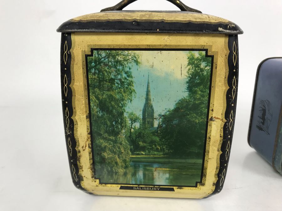 Pair Of Vintage English Tins [Photo 5]