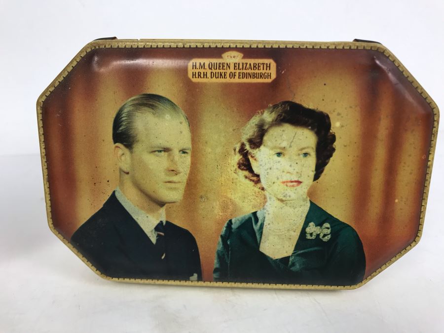 Pair Of Vintage English Tins