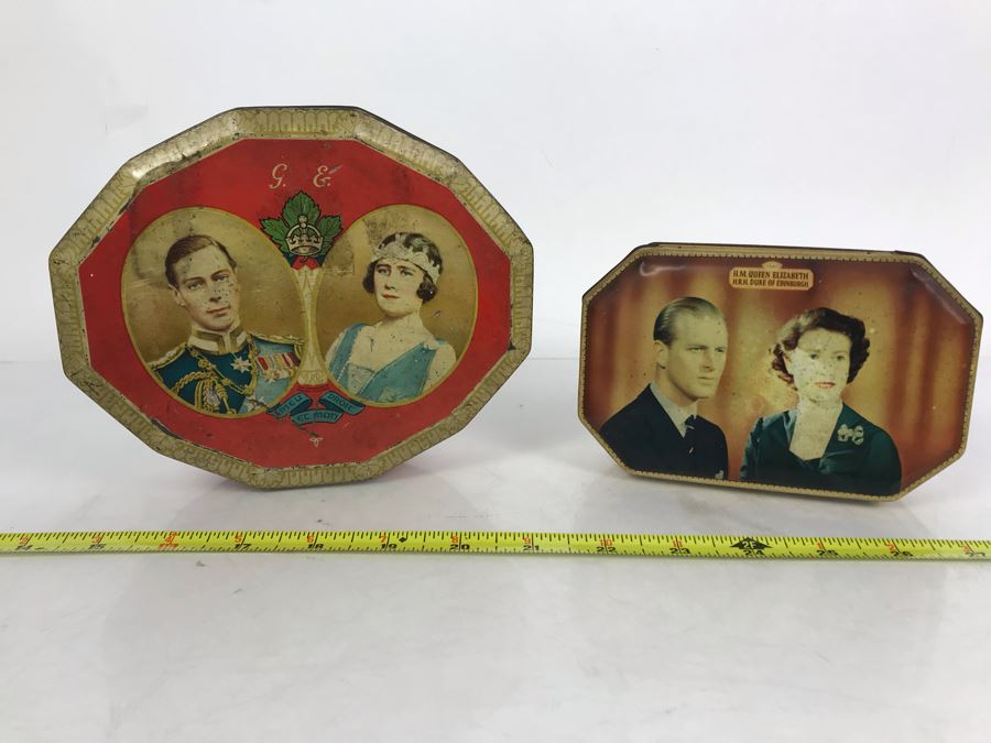 Pair Of Vintage English Tins [Photo 2]