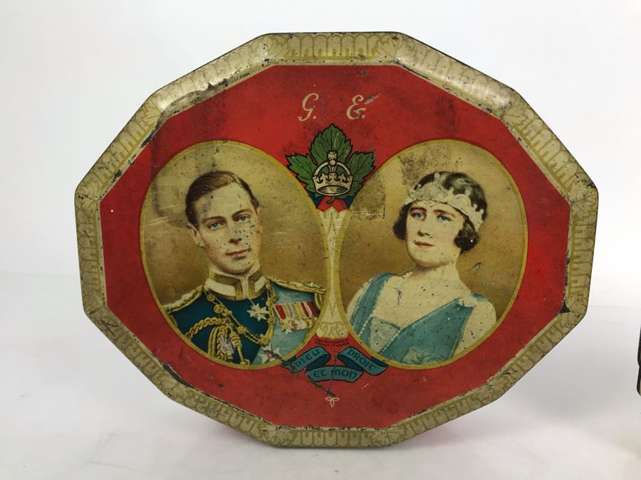 Pair Of Vintage English Tins [Photo 4]