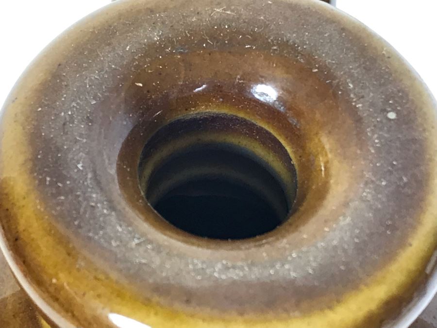 Vintage 1955 O. Beach Herbal Beverages Accrington Stoneware Jug 5.5W X 11H [Photo 6]