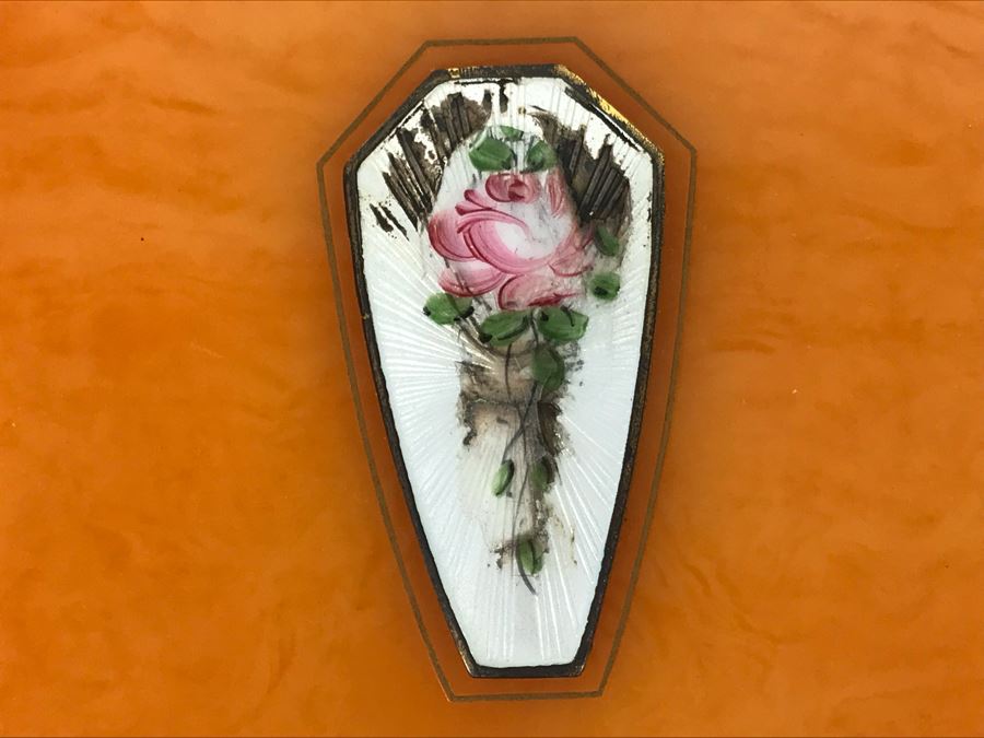 Vintage 4-Piece Vanity Set Hand Mirror Brush [Photo 4]