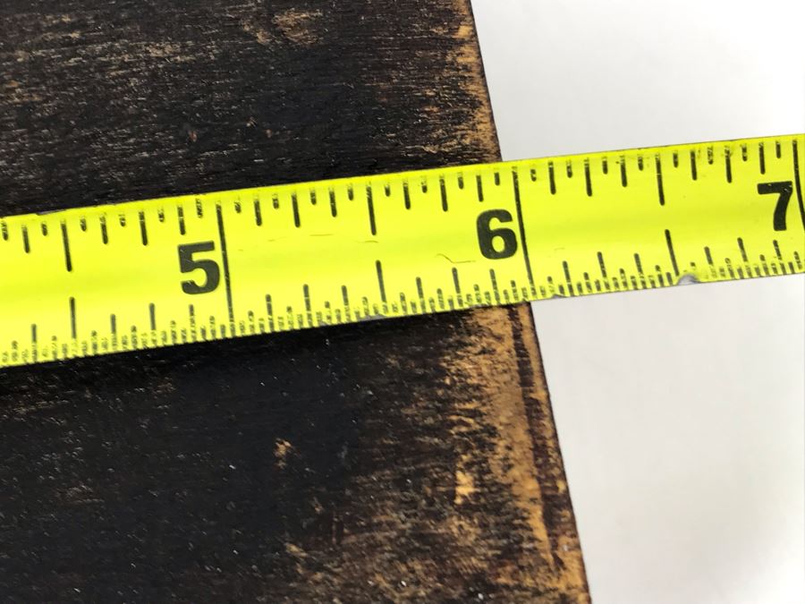 Old Italian Wooden Box 6 X 6 X 2.25H [Photo 11]