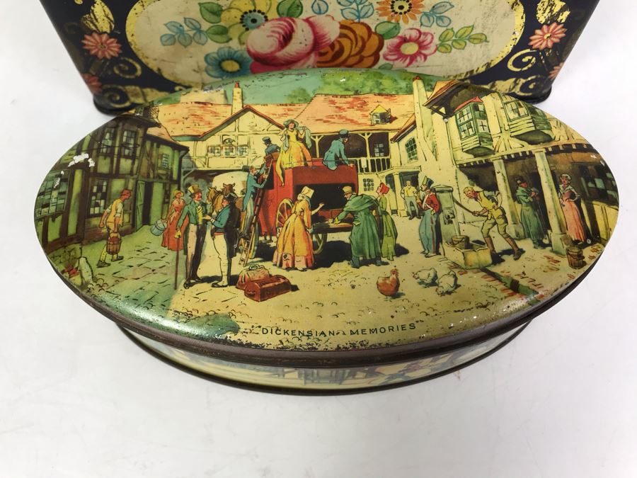 Pair Of Vintage English Tins [Photo 4]