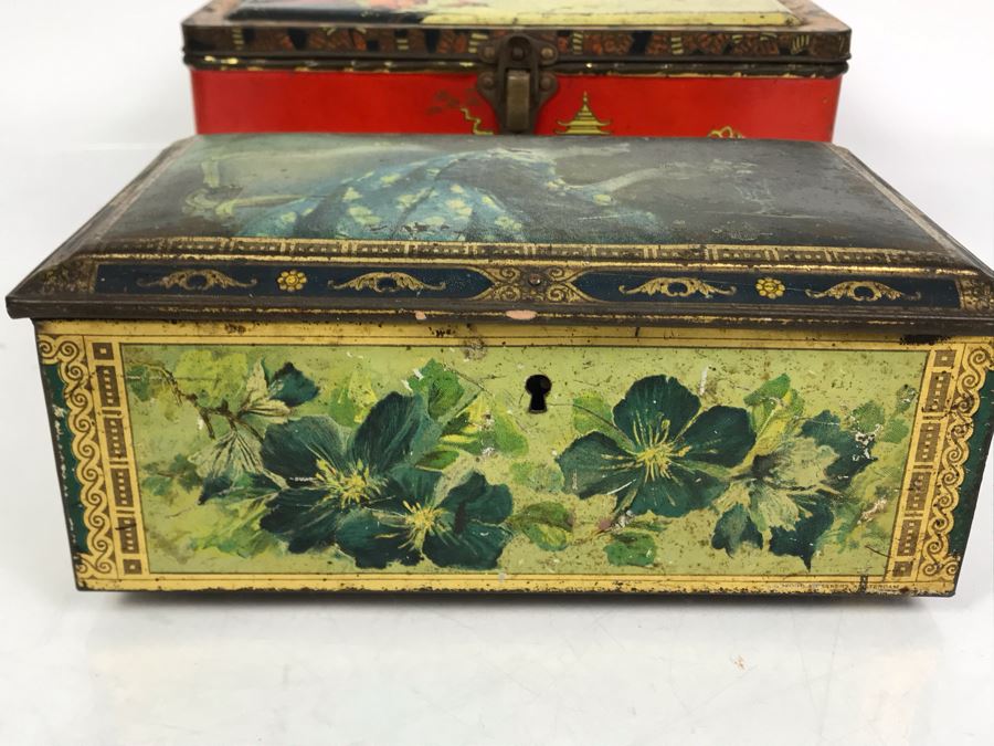 Pair Of Vintage English Tins [Photo 5]