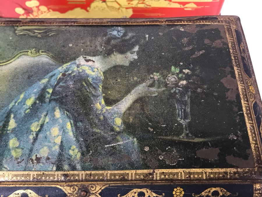 Pair Of Vintage English Tins [Photo 4]