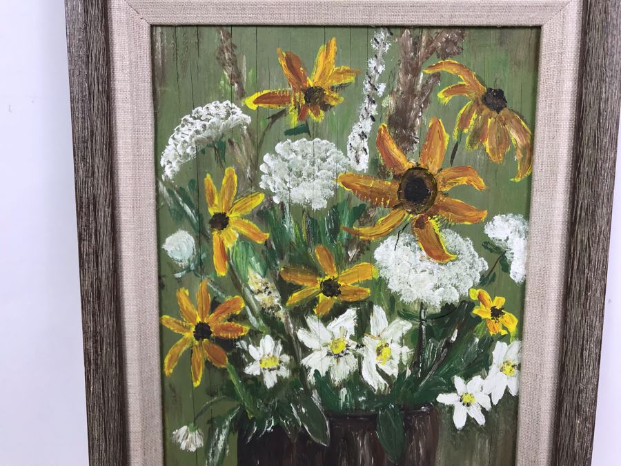 Original Still Life Painting On Board 10 X 16 [Photo 2]