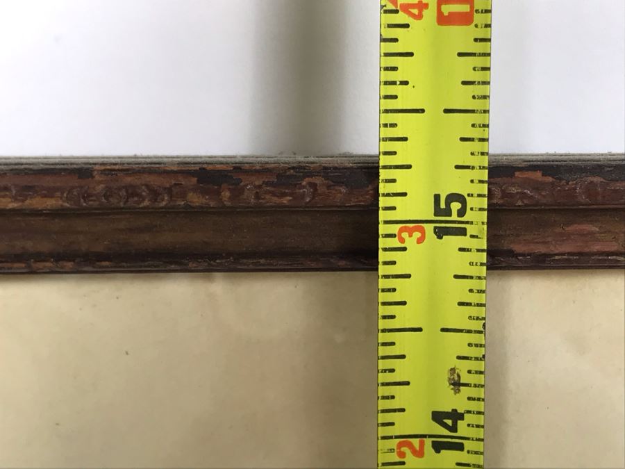 Vintage 1930 Original Painting Signed FTS 12 X 15.5 [Photo 9]