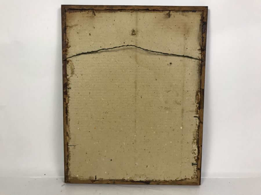 Vintage 1930 Original Painting Signed FTS 12 X 15.5 [Photo 11]