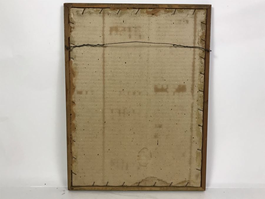 Vintage Signed Leray Hand Tinted Etching Chartres Maison Du Saumon 12.5 X 16.5 [Photo 20]