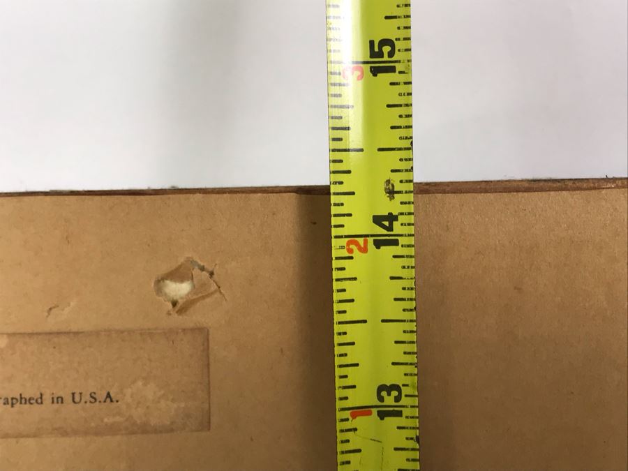 Pair Of Vintage 1945 Framed Simon And Shuster / Artists And Writers Guild Nursery Rhythm Lithographs: Little Miss Muffet 13.5 X 19 And Jack And Jill 18.5 X 14.5 By F. Rojankovsky [Photo 23]