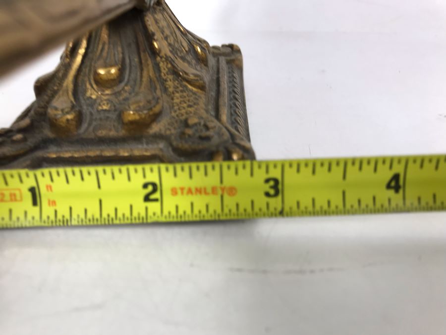 Stunning Vintage Gilded Wooden 2-Panel Picture Frame Adjustable Angle And Pair Of Vintage B&W Photographs 11W X 10.5H [Photo 11]