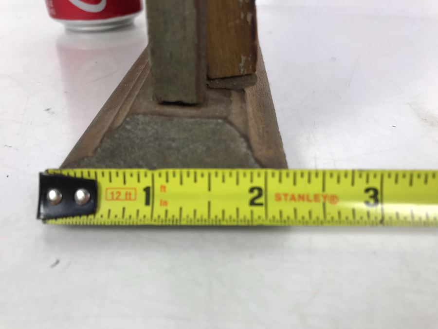 Antique B&W Photograph Signed Lower Right In Adjustable Swinging Wooden Picture Frame 10W X 2D X 10.5H [Photo 14]