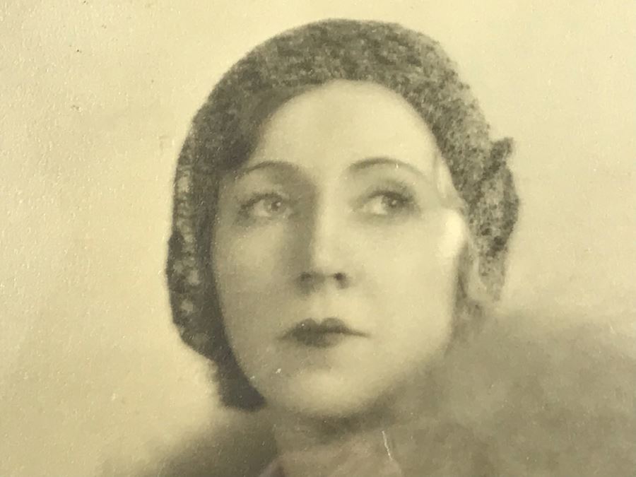 Antique B&W Photograph Signed Lower Right In Adjustable Swinging Wooden Picture Frame 10W X 2D X 10.5H [Photo 5]