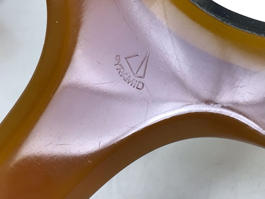 Vintage Art Deco French Pyramid Celluloid Vanity Set 6 Pieces [Photo 21]