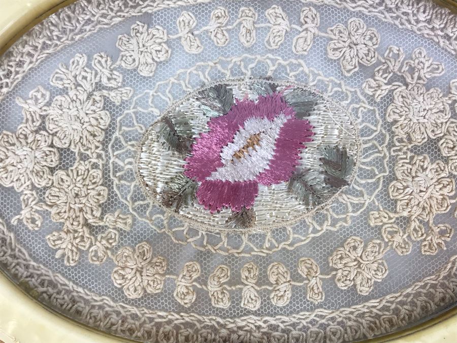 Vintage Art Deco French Pyramid Celluloid Vanity Set 6 Pieces [Photo 5]