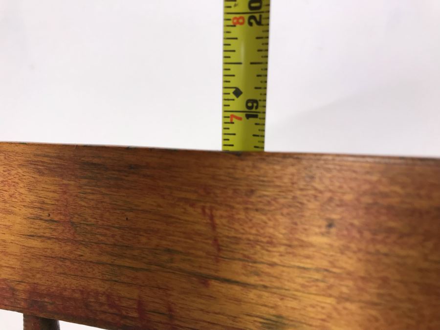 Antique Child / Doll Wooden Chair 11W X 9.5D X 18.5H [Photo 10]