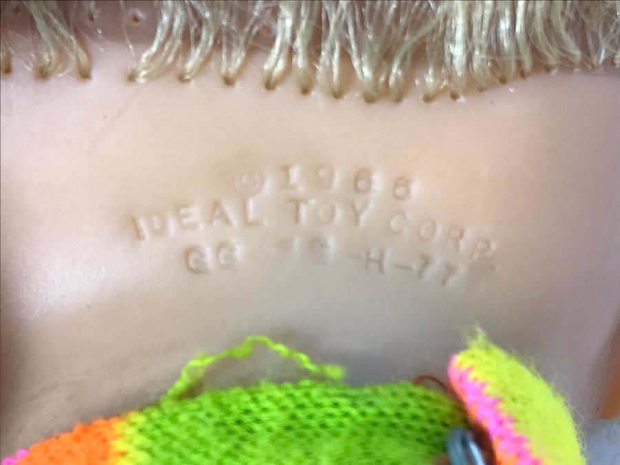 Vintage 1967 Ideal Toy Corp GG Giggles Doll With Original Sixties Clothing 18H [Photo 9]