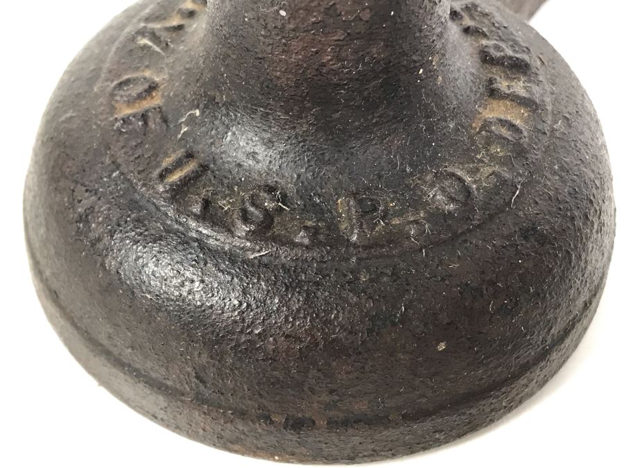 Antique Fairbanks Cast Iron Claw Foot Postal Scale Property Of U. S. P. O. Dept. Three Toed 17W X 9D X 7H [Photo 5]