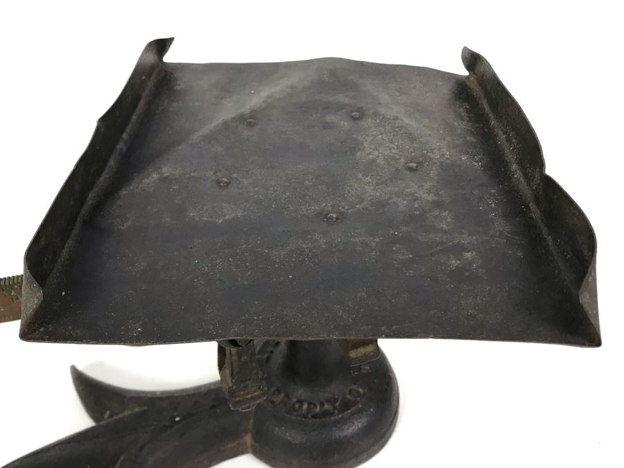 Antique Fairbanks Cast Iron Claw Foot Postal Scale Property Of U. S. P. O. Dept. Three Toed 17W X 9D X 7H [Photo 10]