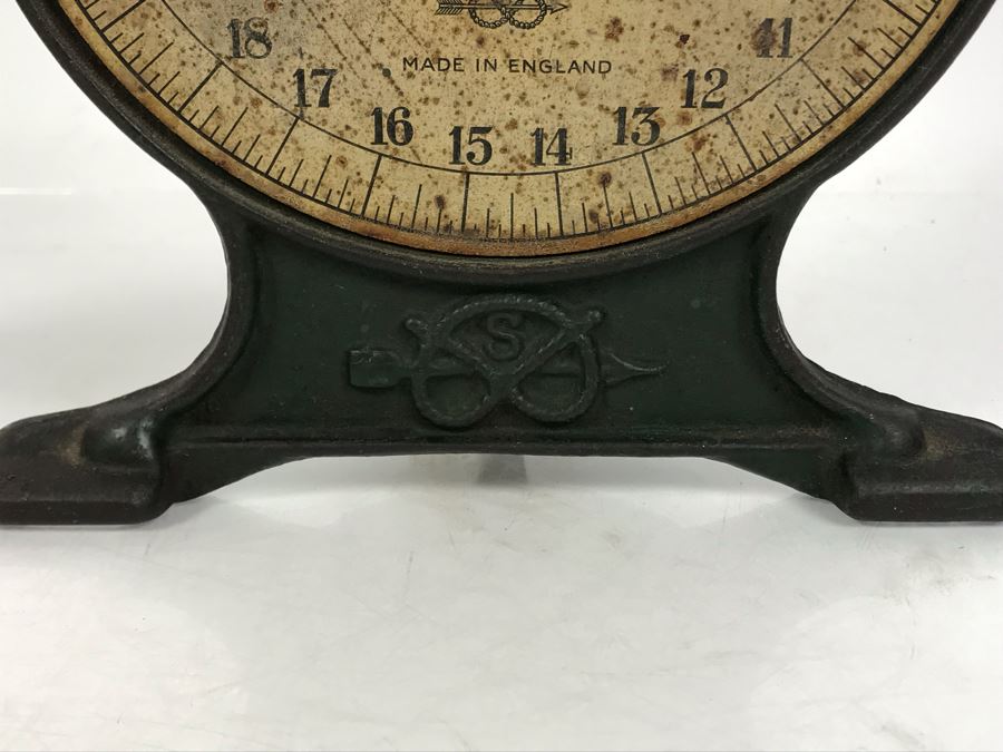 Antique English Salter Cast Iron Household Scale No. 6 8W X 7.5D X 12.5H [Photo 7]