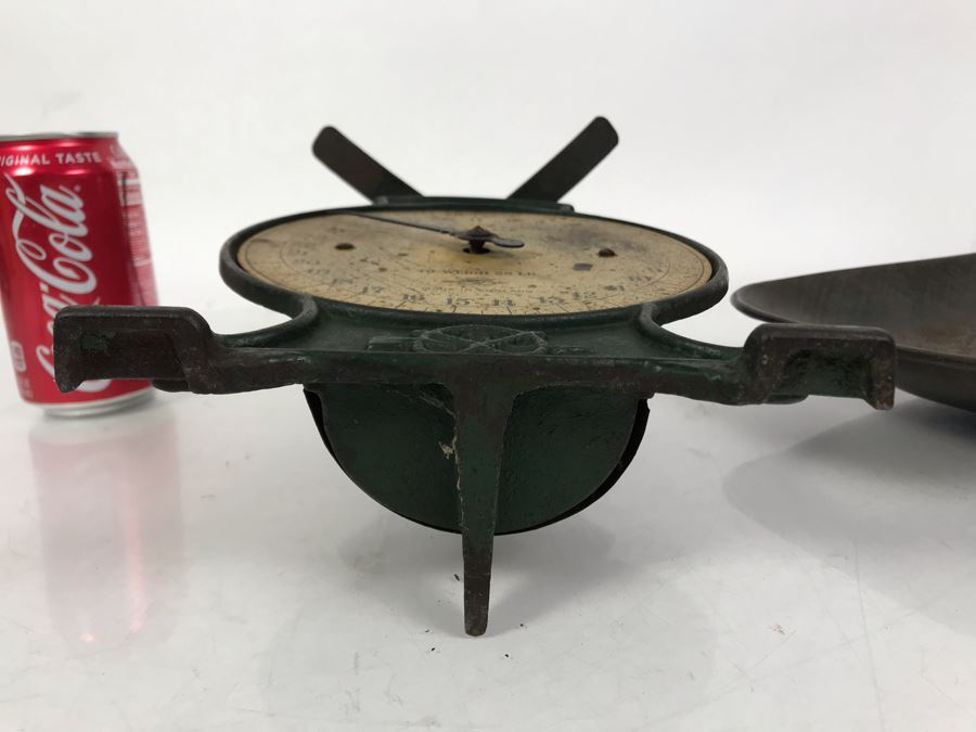 Antique English Salter Cast Iron Household Scale No. 6 8W X 7.5D X 12.5H [Photo 16]
