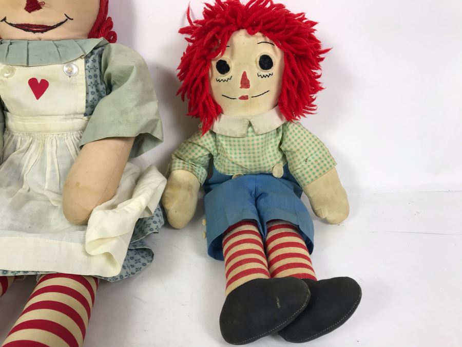 (3) Vintage Raggedy Ann Dolls [Photo 6]