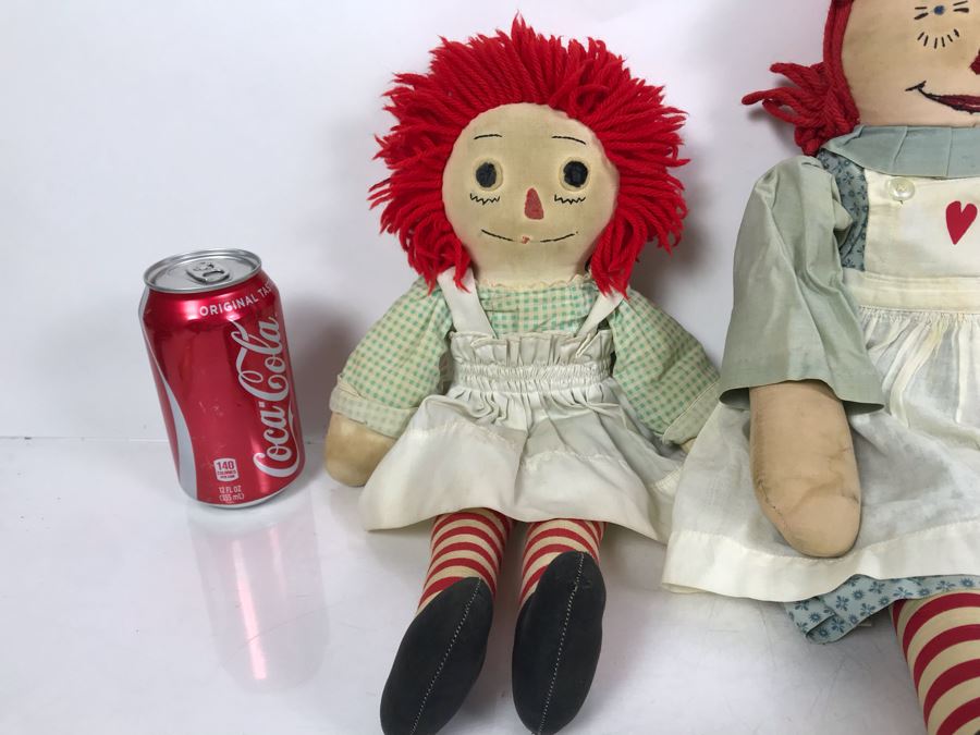 (3) Vintage Raggedy Ann Dolls [Photo 8]