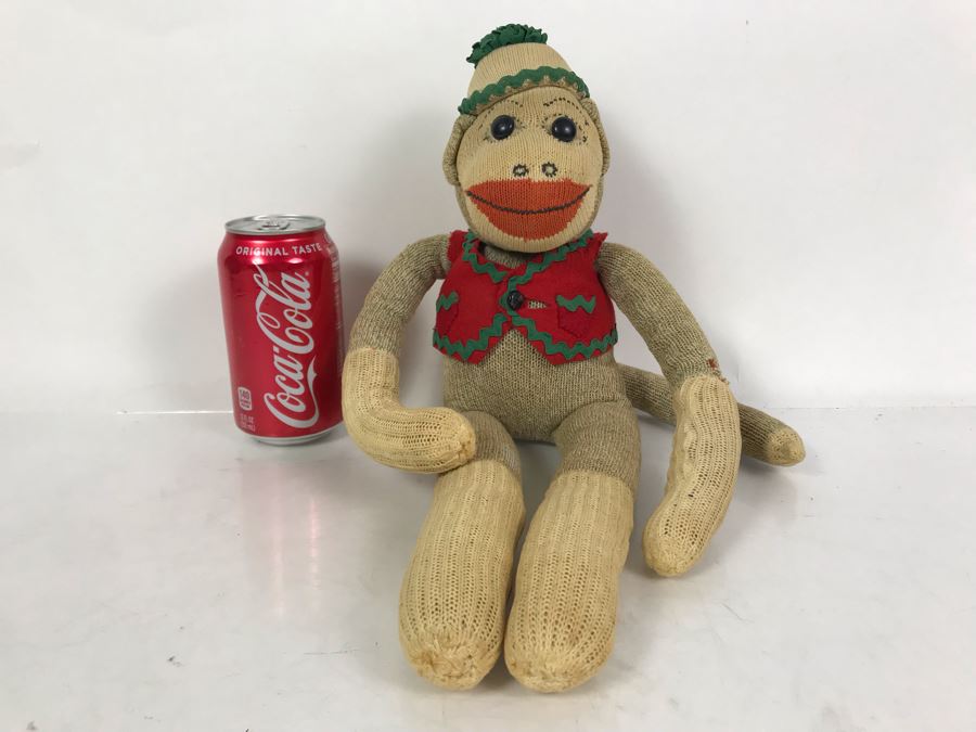 Vintage Sock Monkey Plush Toy [Photo 2]