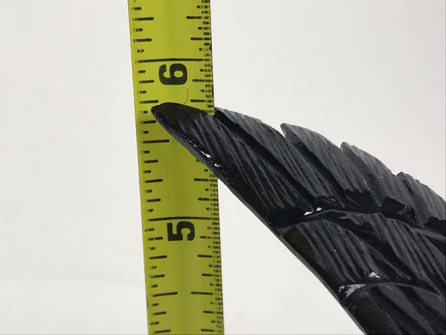 Bald Eagle Bird Figurine Hand-Carved In Semi-Precious Stones With Wooden Stand 5 X 4.5 X 6H [Photo 15]