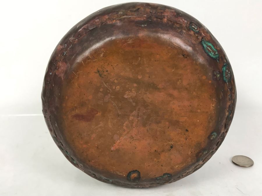 Vintage Copper Pot With Handles For Hanging 7W X 5H [Photo 5]