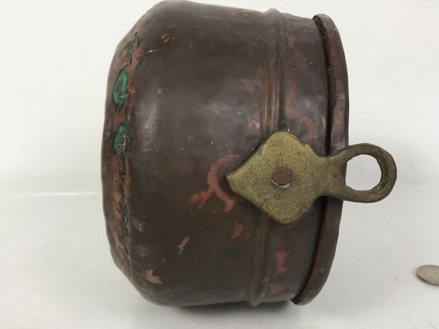 Vintage Copper Pot With Handles For Hanging 7W X 5H [Photo 6]