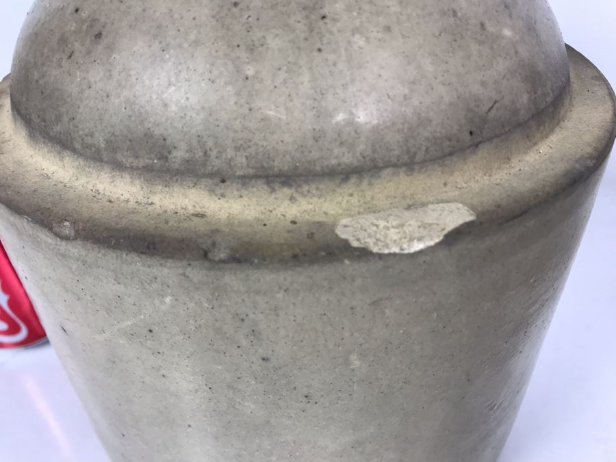 Set Of (2) Stoneware Jugs 10H / 9H And (1) Stoneware Pot With Lid 4H [Photo 15]