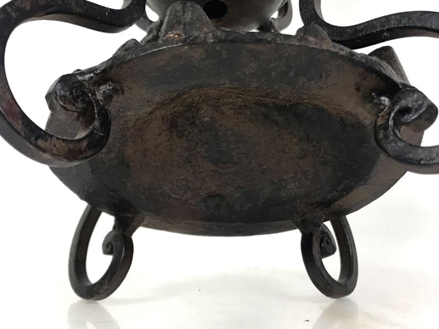 Vintage Metal Candle Holder With Metal Shade 11W X 18.5H [Photo 15]