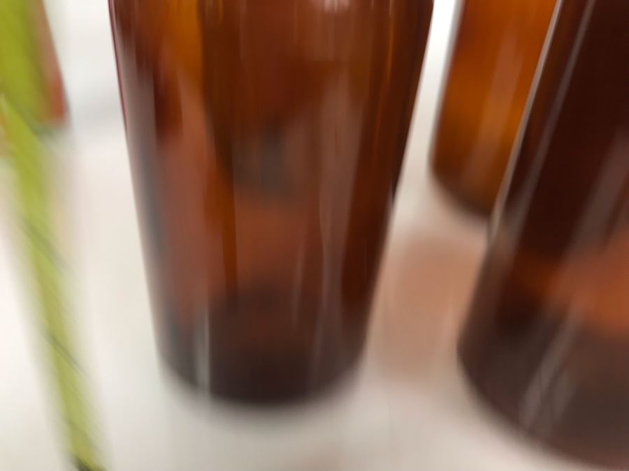 (3) Amber Glass Clorox Bottles And (1) Amber Glass Purex Bottles From 11H To 8H [Photo 14]