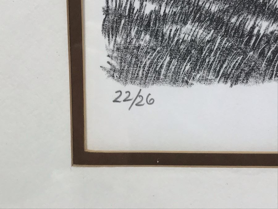 Vintage 1978 Local Ted Wade Lithograph The American Farmer Designer & Builder Ramona, California 12 X 12.5 Hand Signed Limited Edition 22 Of 26 [Photo 6]