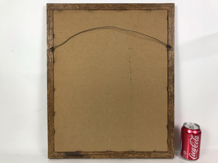 Vintage 1978 Local Ted Wade Lithograph The American Farmer Designer & Builder Ramona, California 12 X 12.5 Hand Signed Limited Edition 22 Of 26 [Photo 14]