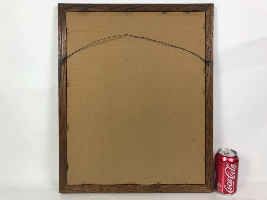 Vintage 1978 Local Ted Wade Lithograph Butterfield Square Chuck Wagon Temecula, California 12.5 X 14 Hand Signed Limited Edition 6 Of 36 [Photo 14]