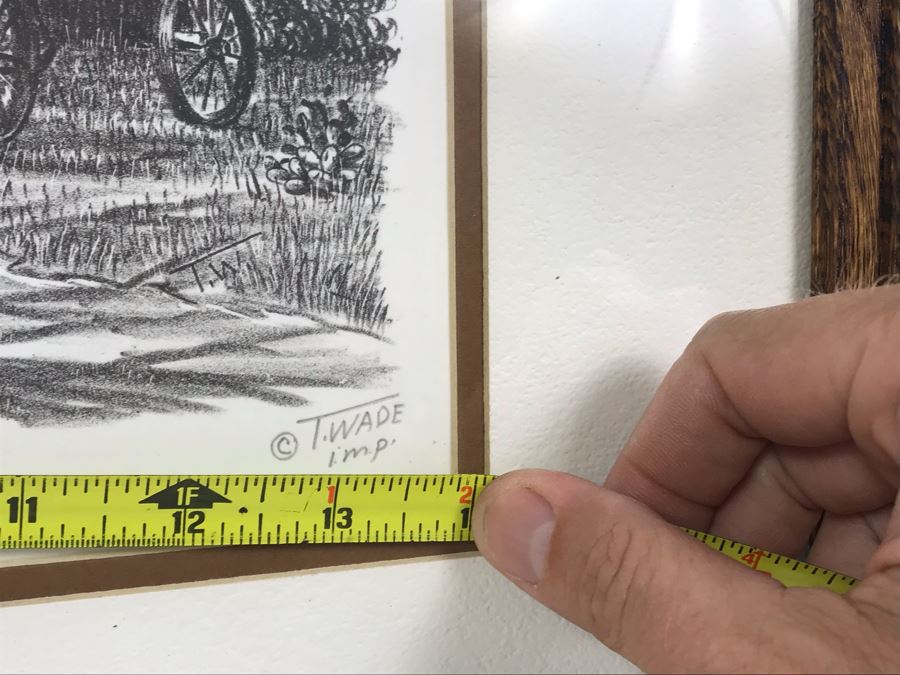 Vintage 1978 Local Ted Wade Lithograph The Ferrara Winery Established 1932 Escondido, California 14 X 11 Hand Signed Limited Edition 3 Of 26 [Photo 14]