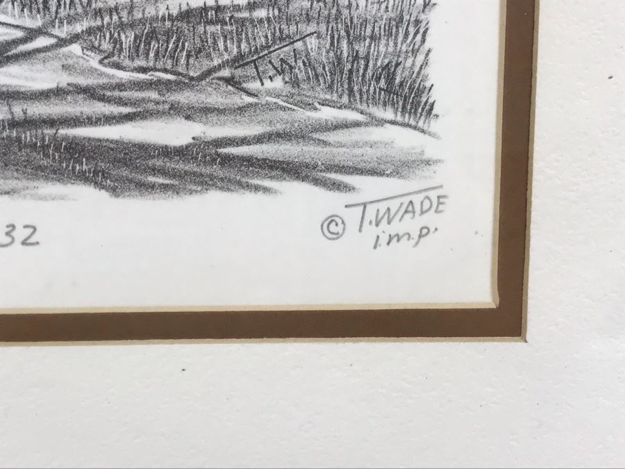 Vintage 1978 Local Ted Wade Lithograph The Ferrara Winery Established 1932 Escondido, California 14 X 11 Hand Signed Limited Edition 3 Of 26 [Photo 6]