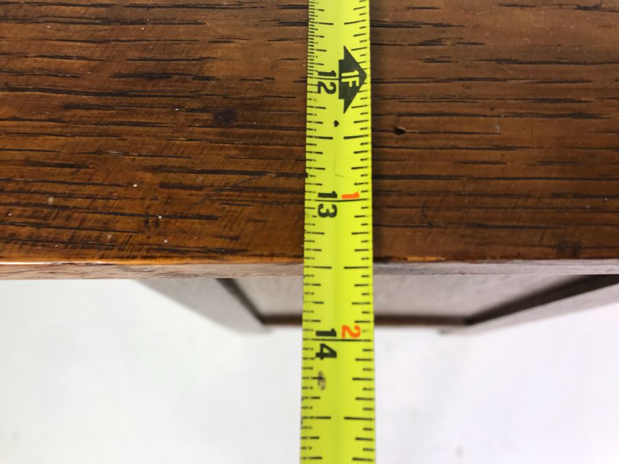 Arts & Crafts Mission Oak Tiger Oak Antique Chairside Humidor Liquor Cabinet [Photo 10]