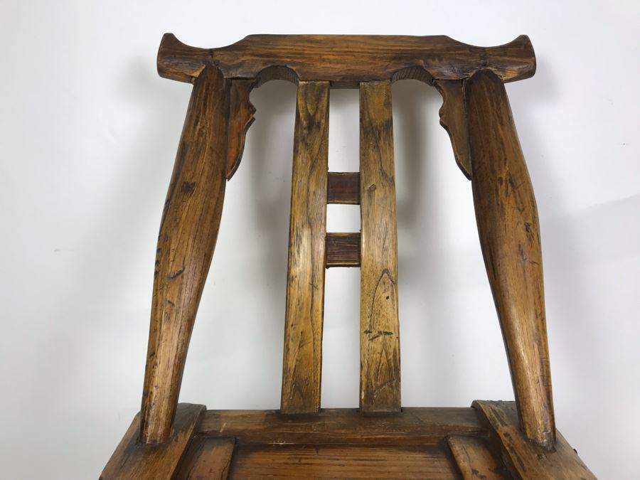 Small Asian Child's Chair 16W X 13.5D X 25H [Photo 3]