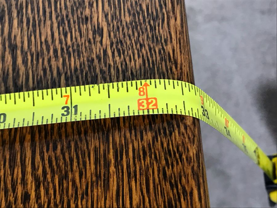 Stunning Vintage Tiger Oak Drop Leaf Tea Cart 25D X 17.5W (W/O Leaves - 33W With Leaves) X 28H [Photo 20]
