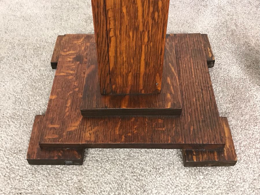 Striking TIger Oak Fern Stand 12.5 X 12 X 33H [Photo 8]
